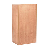 AdirOffice Wood Mobile Presentation Lectern Speaker Stand with Shelves, 22.44 x 16.53 x 45.98, Medium Oak (ALHI66107MEO) Each