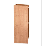 AdirOffice Wood Mobile Presentation Lectern Speaker Stand with Shelves, 22.44 x 16.53 x 45.98, Medium Oak (ALHI66107MEO) Each