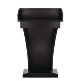 AdirOffice Wood Stand-Up Podium Lectern Speaker Stand with Drawer and Storage Area, 27.55 x 14 x 43.3, Black (ALHI661012BLK) Each