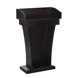 AdirOffice Wood Stand-Up Podium Lectern Speaker Stand with Drawer and Storage Area, 27.55 x 14 x 43.3, Black (ALHI661012BLK) Each