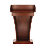 AdirOffice Wood Stand-Up Podium Lectern Speaker Stand with Drawer and Storage Area, 27.55 x 14 x 43.3, Cherry (ALHI661012CH) Each