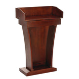 AdirOffice Wood Stand-Up Podium Lectern Speaker Stand with Drawer and Storage Area, 27.55 x 14 x 43.3, Cherry (ALHI661012CH) Each