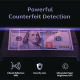 Cassida 5520UV/MG Cash Counter, 1,300 Bills/min, 9.7 x 11.5 x 7.5, Gray (CIA5520UVMG) Each