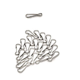 AdirOffice Plastic Identification Key Tags, White, 100/Pack (ALHI689100) Each