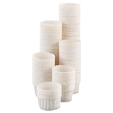 SOLO® Paper Portion Cups, 4 oz, White, 250/Bag, 20 Bags/Carton (SCC400)