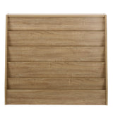 AdirKids Wood 5-Shelf Bookcase Literature Display Rack, 17.2 w x 4.88 d x 38.3 h, Medium Oak (ALHIKI20001MEO) Each