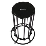 AdirKids Steel Large Paper Roll Holder Paper Dispenser Stand and Cutter w/Wheels, For Up to 3" dia x 36" Wide Rolls, Metal, Black (ALHIKI30001) Each