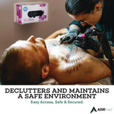 AdirMed Acrylic Glove Dispenser, Single Box Capacity, 10.2 x 3.5 x 5.3, Clear (ALHI90201) Each