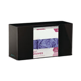 AdirMed Acrylic Glove Dispenser, Single Box Capacity, 10.2 x 3.5 x 5.3, Black (ALHI90201BLK) Each