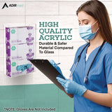 AdirMed Acrylic Glove Dispenser, Triple Box Capacity, 10.2 x 3.5 x 16.1, Clear (ALHI90203) Each