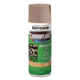 Rust-Oleum® Camouflage Spray Paint, Flat Khaki, 12 oz Aerosol Can (RST279177) Each