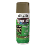 Rust-Oleum® Camouflage Spray Paint, Flat Army Green, 12 oz Aerosol Can (RST279176) Each