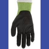 MCR™ Safety Cut Pro 9277PU Gloves, X-Large, Black/Lime, Dozen (CRW9277PUXL) 1 Dozen