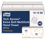 Tork® Xpress Extra Soft Multifold Towel, 2-Ply, 9.12 x 12.8, White, 94 Towels/Pack,16 Packs/Carton (TRK101298) Case of 16