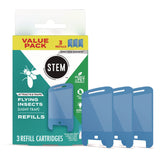 SC Johnson® STEM Light Trap Refills, 3 Refills/Pack, 8 Packs/Carton (SJN372883) Case of 8