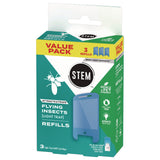SC Johnson® STEM Light Trap Refills, 3 Refills/Pack, 8 Packs/Carton (SJN372883) Case of 8