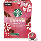 Starbucks® Peppermint Mocha K-Cup, 22/Box, 4/Carton (SBK12437832CT) Case of 4