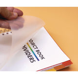 PUKKA PAD® B5 Size 10-Subject Project Book, Medium/College Rule, White Cover, (200) 9.8 x 6.9 Sheets (PUK9603PB) Each