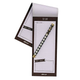 PUKKA PAD® Magnetic To Do List, Unruled, 60 Black/White 3.5 x 8.5 Sheets, 6/Pack (PUK9118CD) Pack of 6