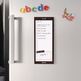 PUKKA PAD® Magnetic To Do List, Unruled, 60 Black/White 3.5 x 8.5 Sheets, 6/Pack (PUK9118CD) Pack of 6