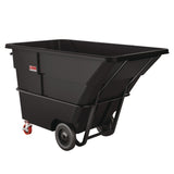 Suncast Commercial® Heavy Duty Tilt Truck, 2 cu yd, Plastic, Black/Red (SUARMTTHD200) Each