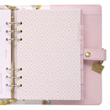A5 Planner, 10.24 x 9.25, Pink Cover, 12-Month (PUK9152CD) Each
