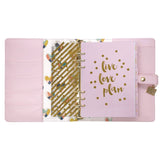 A5 Planner, 10.24 x 9.25, Pink Cover, 12-Month (PUK9152CD) Each
