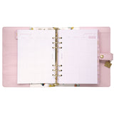 A5 Planner, 10.24 x 9.25, Pink Cover, 12-Month (PUK9152CD) Each