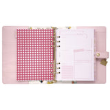 A5 Planner, 10.24 x 9.25, Pink Cover, 12-Month (PUK9152CD) Each