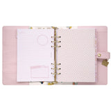 A5 Planner, 10.24 x 9.25, Pink Cover, 12-Month (PUK9152CD) Each