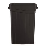 Suncast Commercial® 23 Gallon Resin Slim Trash Can, Plastic, Black (SUATCNH2030BK) Each