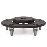 Suncast Commercial® Utility Trash Can Dolly, 350 lb Capacity, 20.75" x 6.5", Black, 2/Pack (SUATCUDOLLY2A) Each