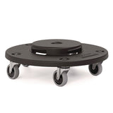 Suncast Commercial® Utility Trash Can Dolly, 350 lb Capacity, 20.75" x 6.5", Black, 2/Pack (SUATCUDOLLY2A) Each