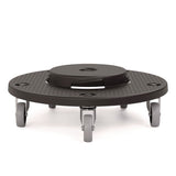 Suncast Commercial® Utility Trash Can Dolly, 350 lb Capacity, 20.75" x 6.5", Black, 2/Pack (SUATCUDOLLY2A) Each