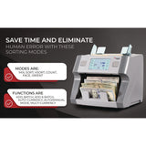 Cassida 8800R Single Pocket Discriminator, 1,200 Bills/min, 9.5 x 11 x 10.4, Gray (CIA8800R) Each