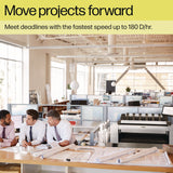 HP DesignJet T1600dr 36" PostScript Wireless Wide Format Inkjet Printer (HEW3EK13B) Each