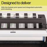 HP DesignJet T1600dr 36" PostScript Wireless Wide Format Inkjet Printer (HEW3EK13B) Each