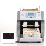 Cassida 9900R Two-Pocket Mixed Bill Counter, 3-Speeds: 800 Bills/Min, 1,000 Bills/Min, 1,200 Bills/Min, 9.5 x 11 x 10.4, Gray (CIA9900R) Each