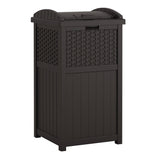 Suncast Commercial® 30 Gallon Trash Hideaway, Plastic, Black (SUAGHW1732BK) Each