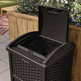 Suncast Commercial® 30 Gallon Trash Hideaway, Plastic, Black (SUAGHW1732BK) Each