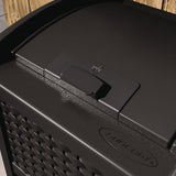 Suncast Commercial® 30 Gallon Trash Hideaway, Plastic, Black (SUAGHW1732BK) Each