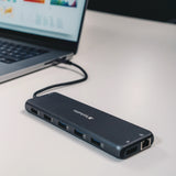 Verbatim® USB-C Pro Multiport Hub CMH 13Port, Gray (VER32153) Each