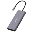 Verbatim® USB-C Pro Multiport Hub14 Port, Gray (VER32154) Each