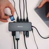 Verbatim® USB-C Pro Multiport Hub14 Port, Gray (VER32154) Each