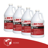 Betco Hi Tech Floor Finish, 1 gal Bottle, 4/Carton (BET6100400) Case of 4
