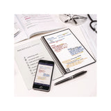 Rocketbook Core Smart Notebook, College Rule, Infinity Black Cover, (18) 8.8 x 6 Sheets (RKBEVR2ERCAFR) Each