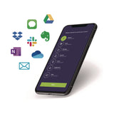 Rocketbook Flip Smart Notepad, Black Cover, Lined/Dot Grid Rule, 6 x 8.8, White, 18 Sheets (RKBFLPERCAFR) Each