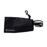 Smith & Wesson® Safety Glasses Carrying Pouch with Belt Clip, 4.25 x 0.25 x 4.25, Black, 12/Carton (ANS19941) Case of 12