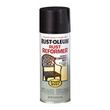 Rust-Oleum® Stops Rust Rust Reformer Spray, Black, 10.25 oz Aerosol Can, 6/Carton (RST215215) Case of 6