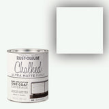 Rust-Oleum® Ultra Matte Chalked Paint, Matte White, Quart Can, 2/Carton (RST285140) Case of 2